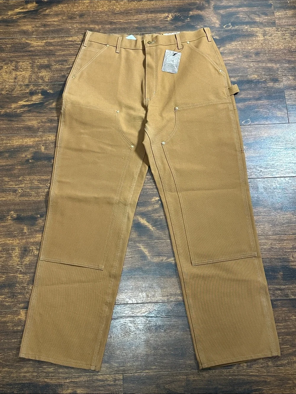 🔥 Carhartt B01 Loose Fit Firm Duck Work Dungarees 36x32 NWT 🛠️ - Picture 1 of 8